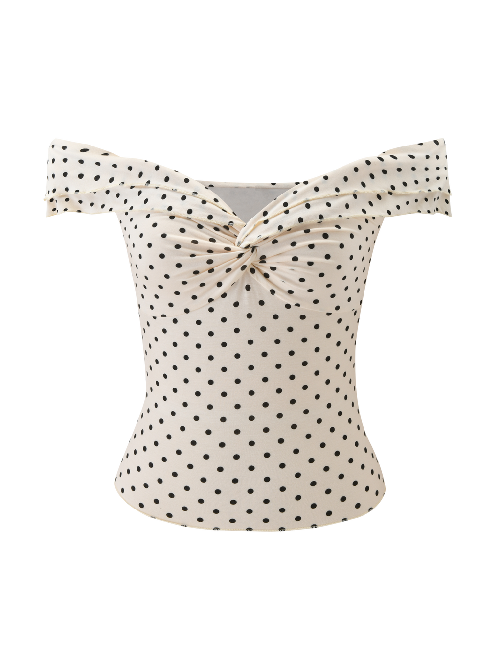 DENALI TOP - CREAM DOT