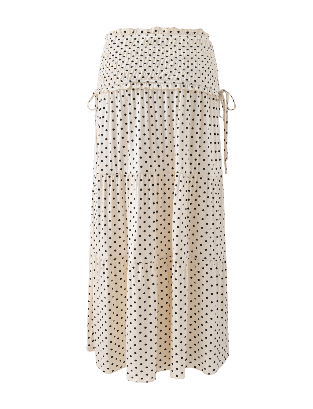 DENALI MAXI SKIRT - CREAM DOT