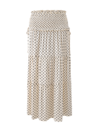 DENALI MAXI SKIRT - CREAM DOT