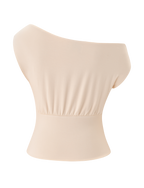 ALYSSA OFF SHOULDER TOP - CREAM