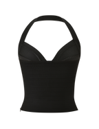 SYDEL BANDAGE TOP - BLACK