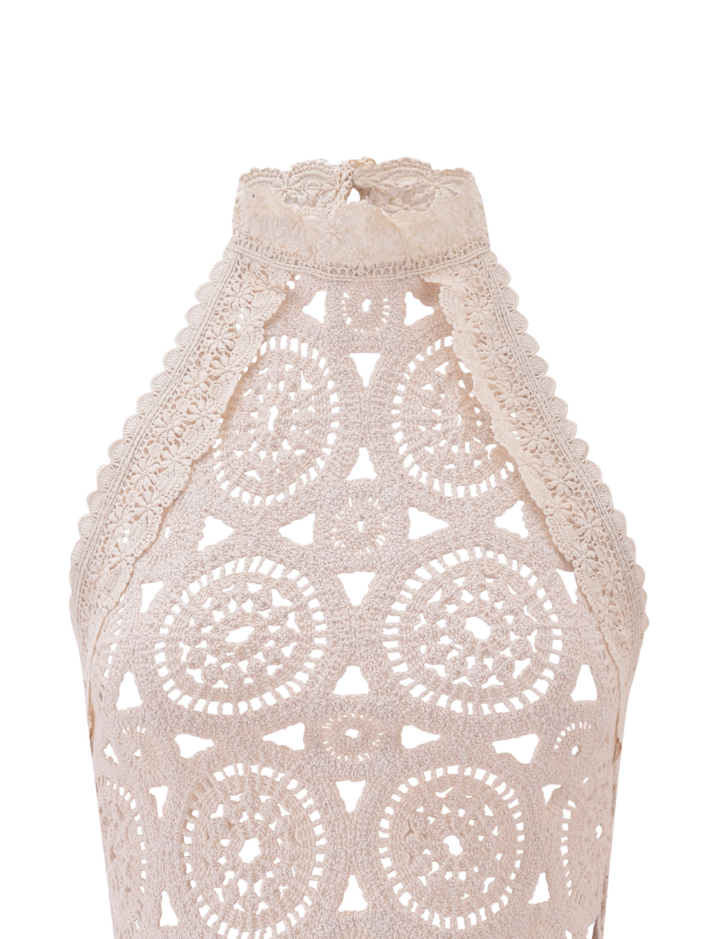 SYNTHIA CROCHET TOP - CREAM