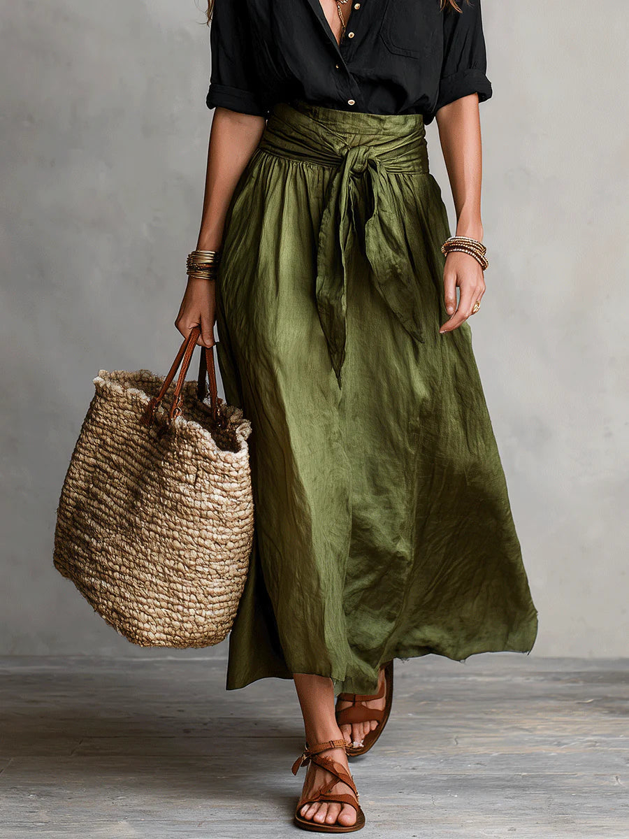 Graziella | Elegant and Flowing One-Shoulder Maxi Dress