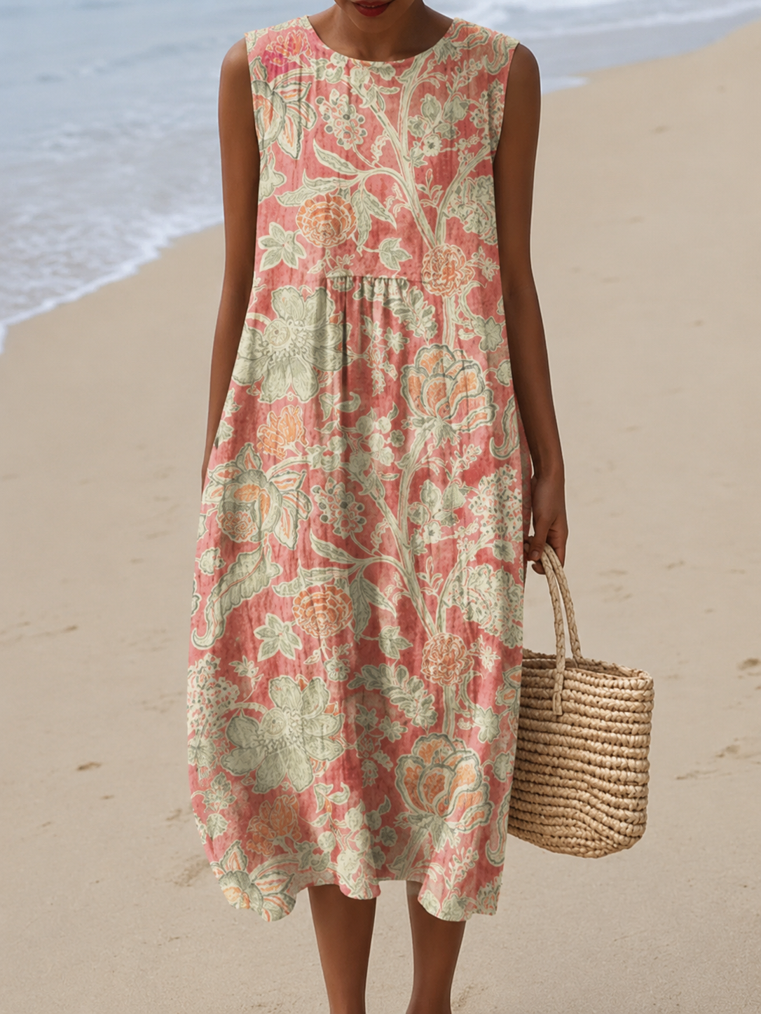 Beth | Floral Midi Dress