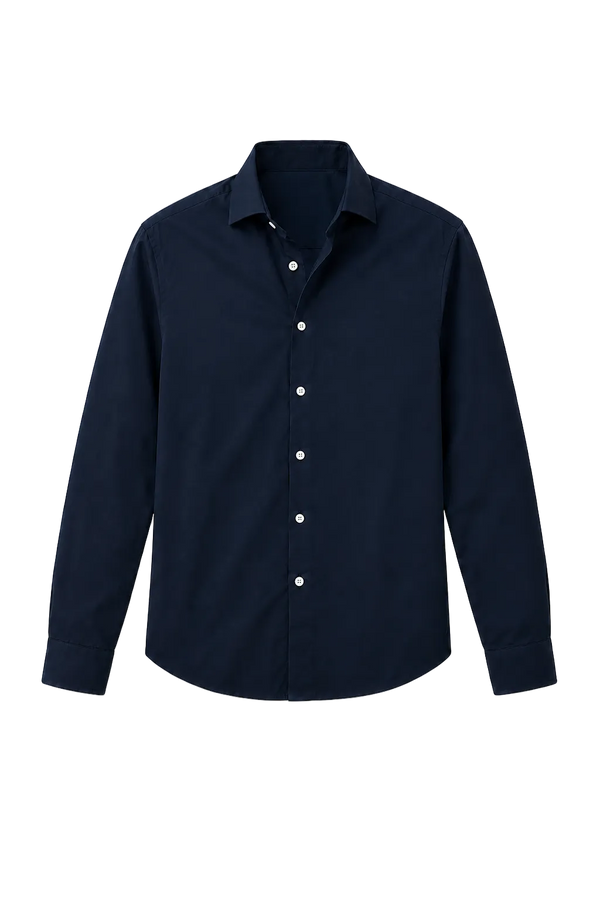 Portofino Linen Shirt | Navy