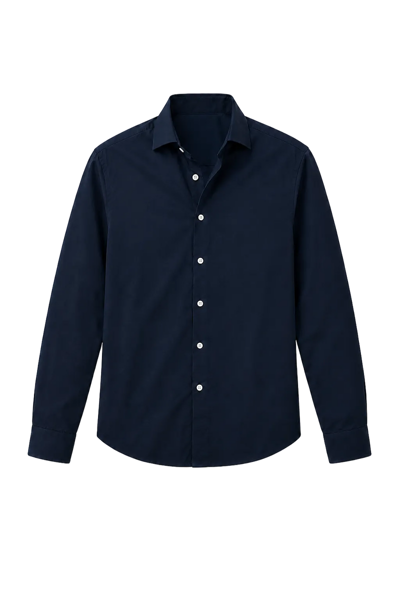 Portofino Linen Shirt | Navy