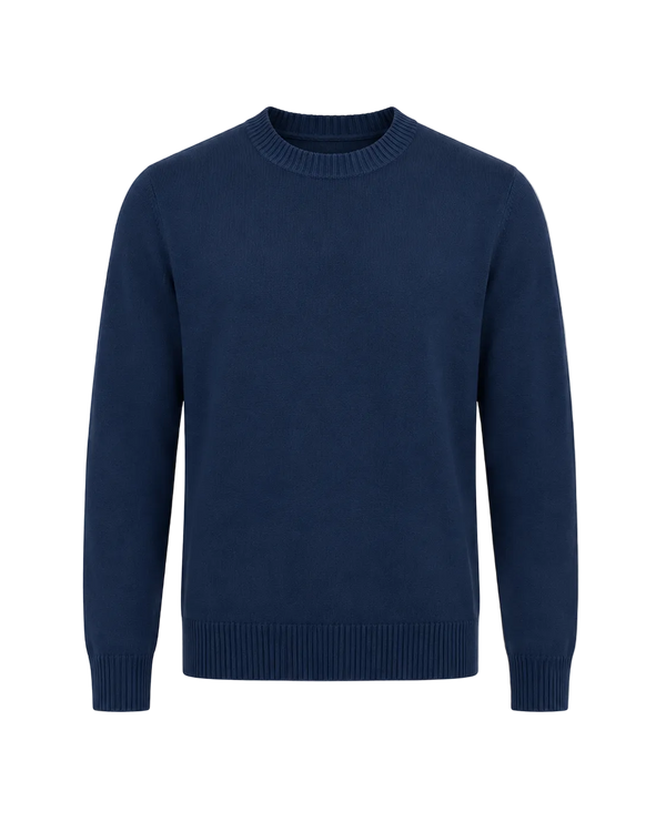 Classic Cotton Crewneck | Royal Blue
