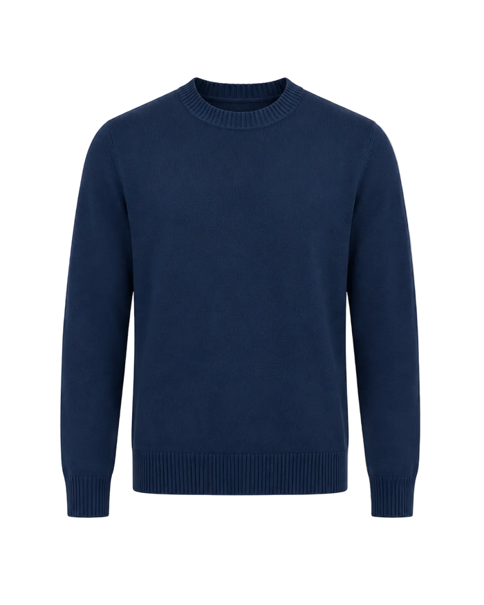 Classic Cotton Crewneck | Royal Blue