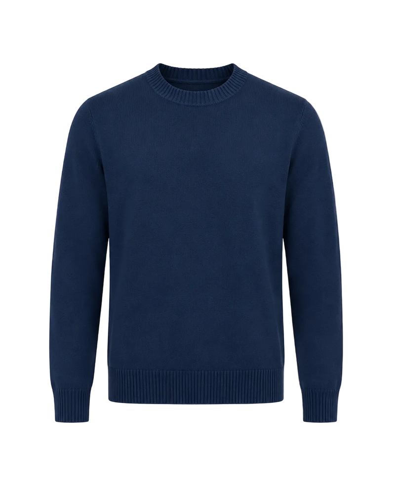 Classic Cotton Crewneck | Royal Blue