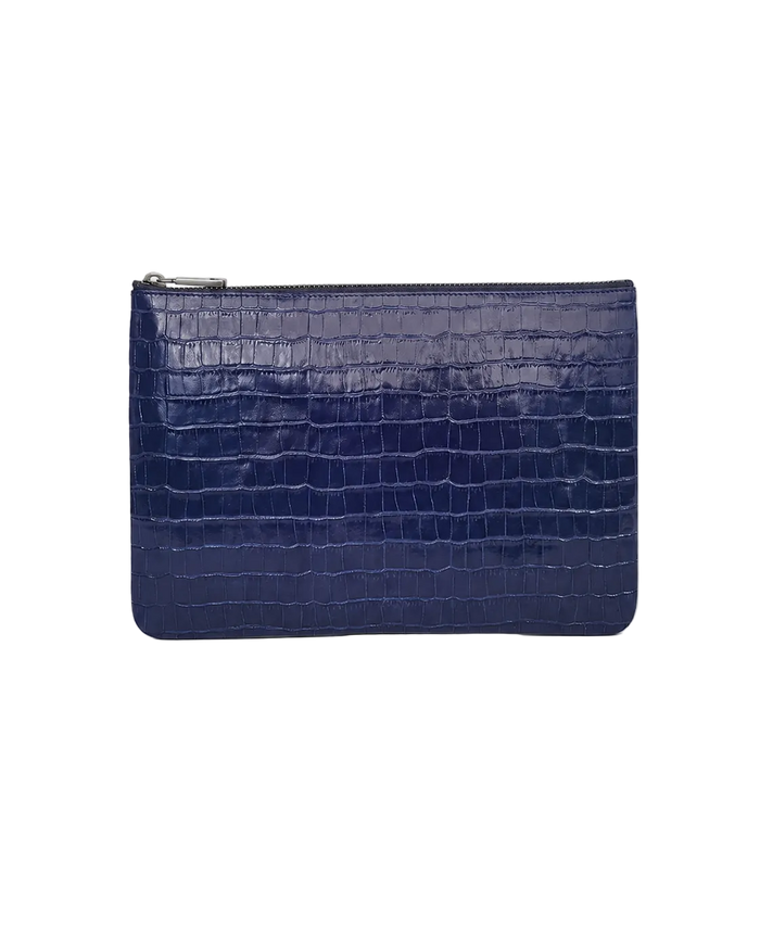 Crocodile Embossed Pouch