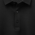 Black Short Sleeve Polo Shirt