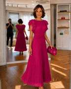 Salome | Pleated Maxi Dress