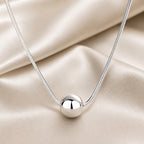 Beadball White Gold Necklace
