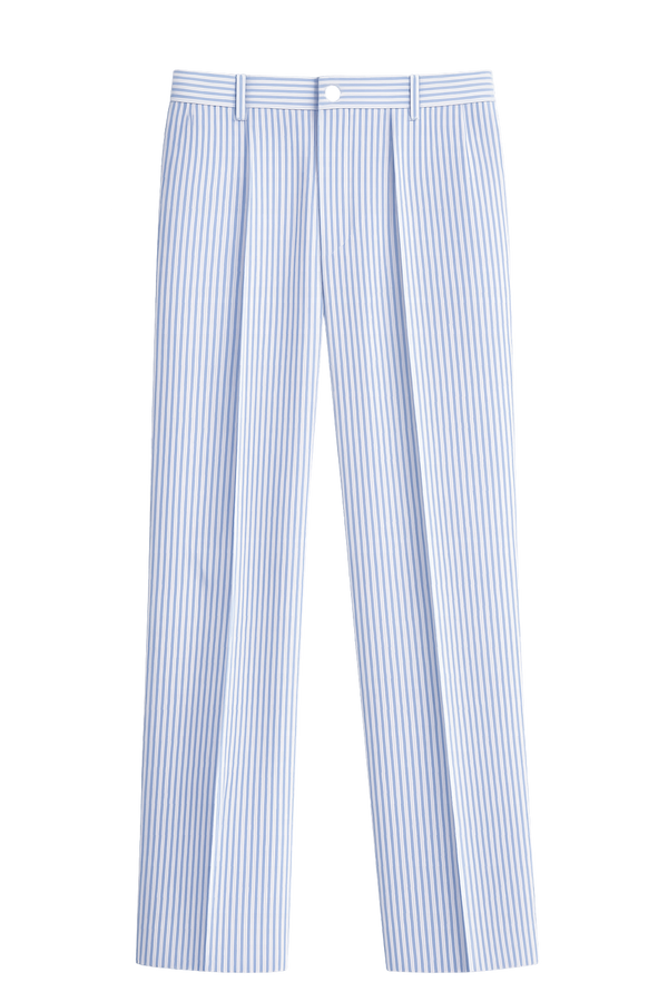 Linen Striped Pants