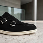 Double Buckle Loafers