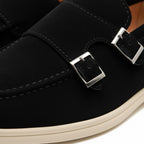 Double Buckle Loafers