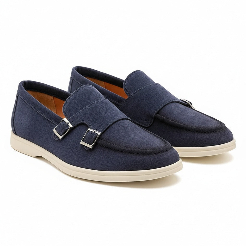 Double Buckle Loafers