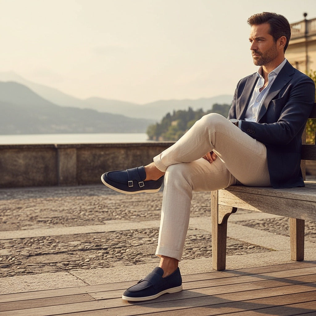 Double Buckle Loafers