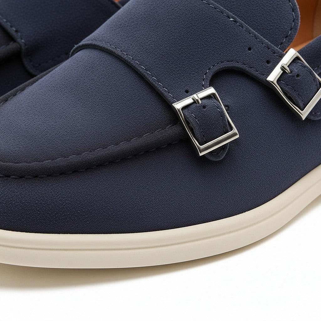 Double Buckle Loafers