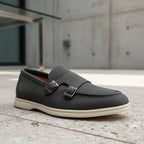Double Buckle Loafers