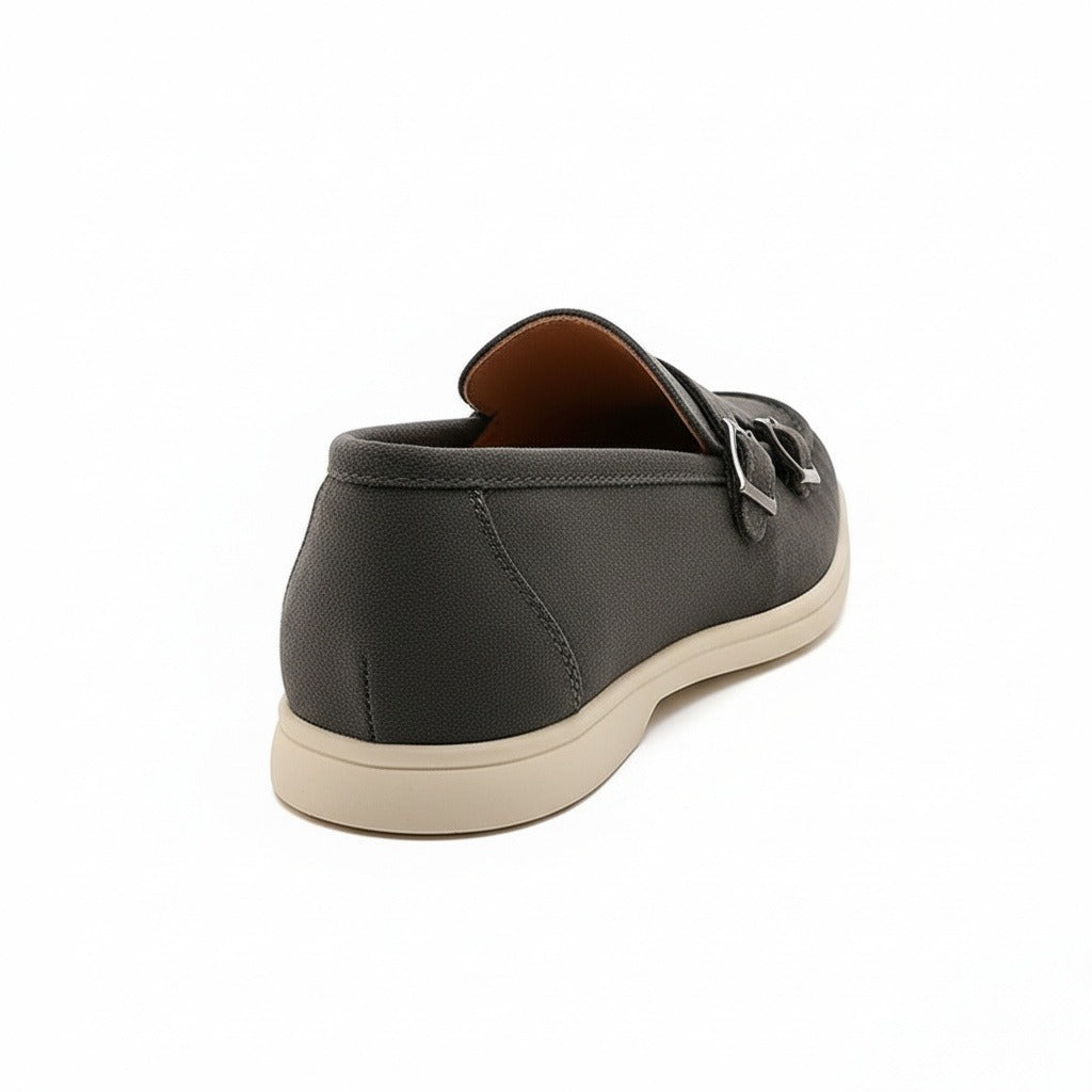 Double Buckle Loafers