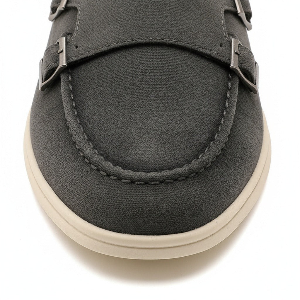 Double Buckle Loafers