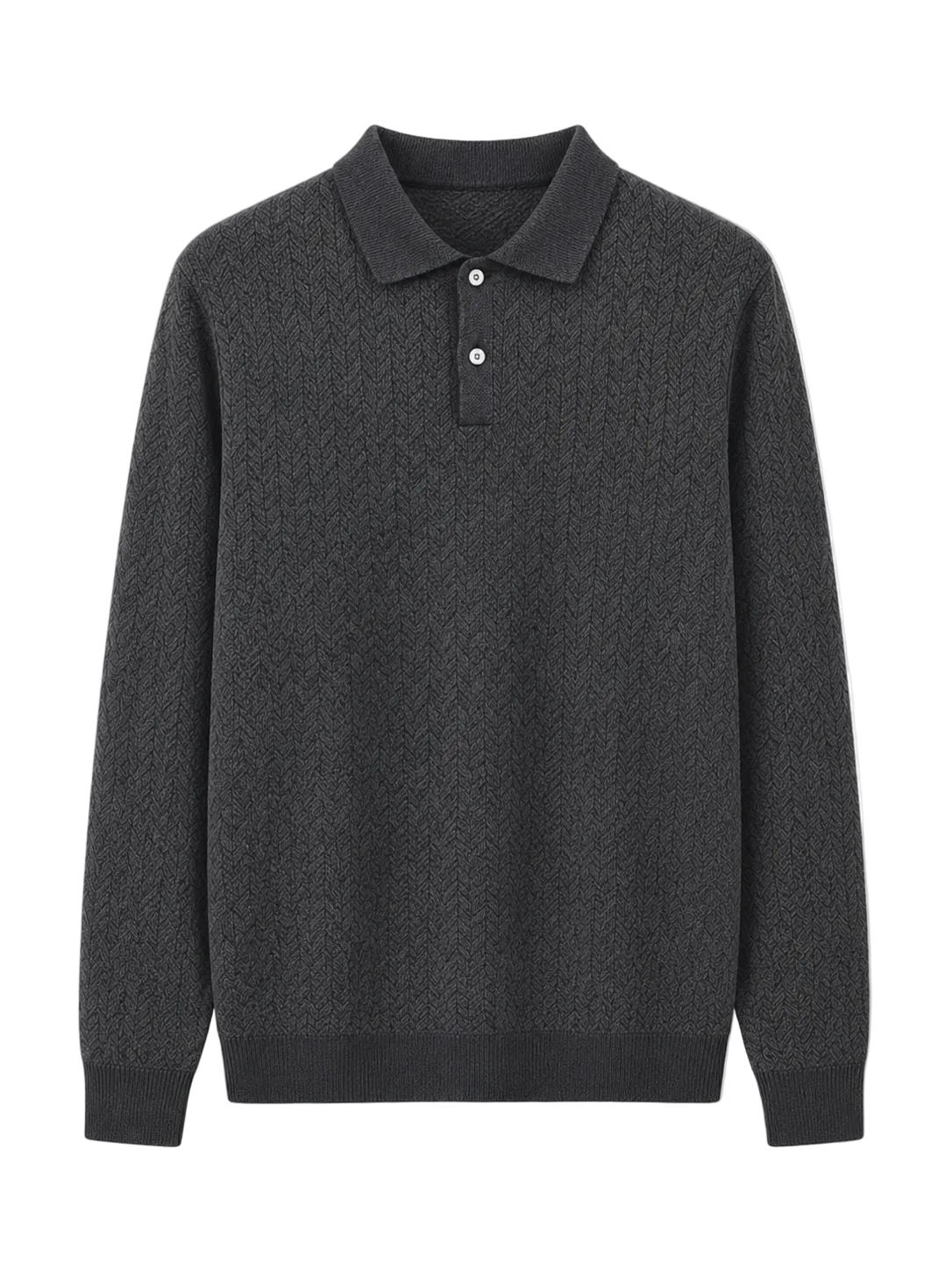 Long Sleeve Textured Shirt
