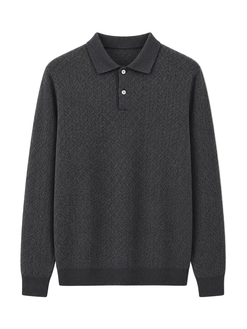 Long Sleeve Textured Shirt