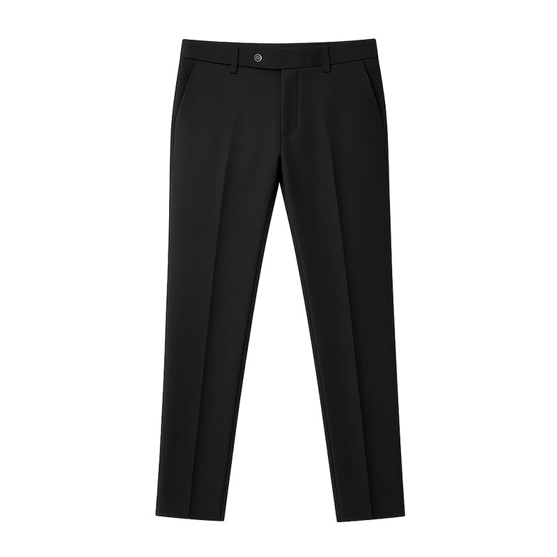 Mens Black Suit Trousers