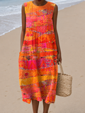 Faye | Sunset Midi Dress