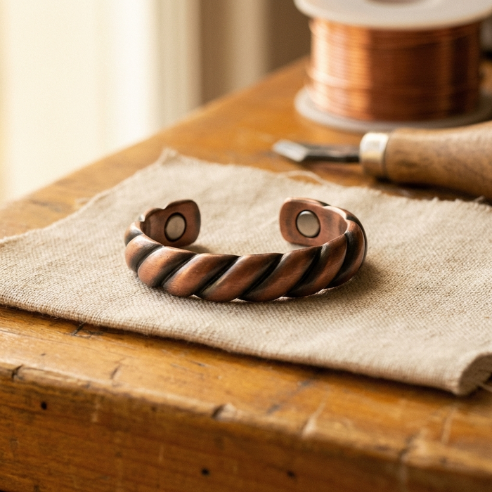 Iris | Twisted Ridge Copper Ring