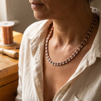 Holly | Mixed-Texture Copper Link Necklace