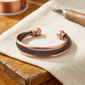 Luna | Tensioned Mesh Copper Rail Bracelet