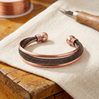 Luna | Tensioned Mesh Copper Rail Bracelet
