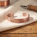 Tatiana | Desert-Scene Engraved Copper Cuff Bracelet