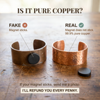 Julia | Magnetic Copper Link Anklet