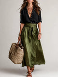 Graziella | Elegant and Flowing One-Shoulder Maxi Dress
