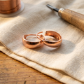 Brianna | Smooth Rounded Copper Hoop Earrings