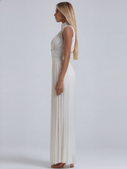 Amelia | V-Neck Chiffon Jumpsuit