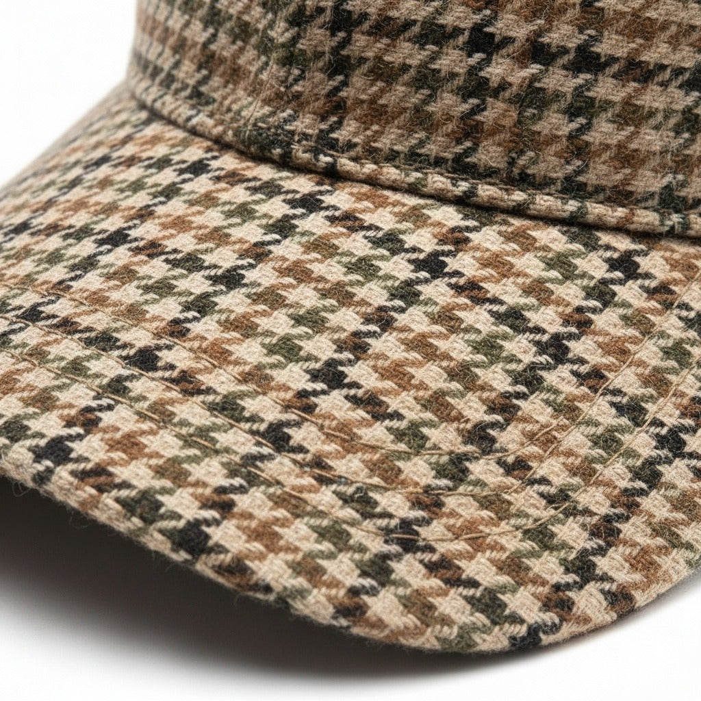 Houndstooth Cap