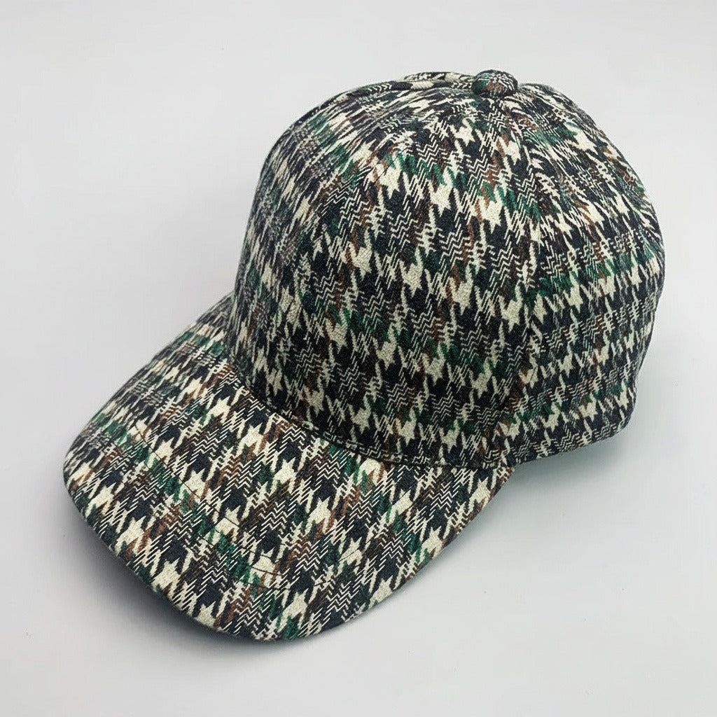 Houndstooth Cap
