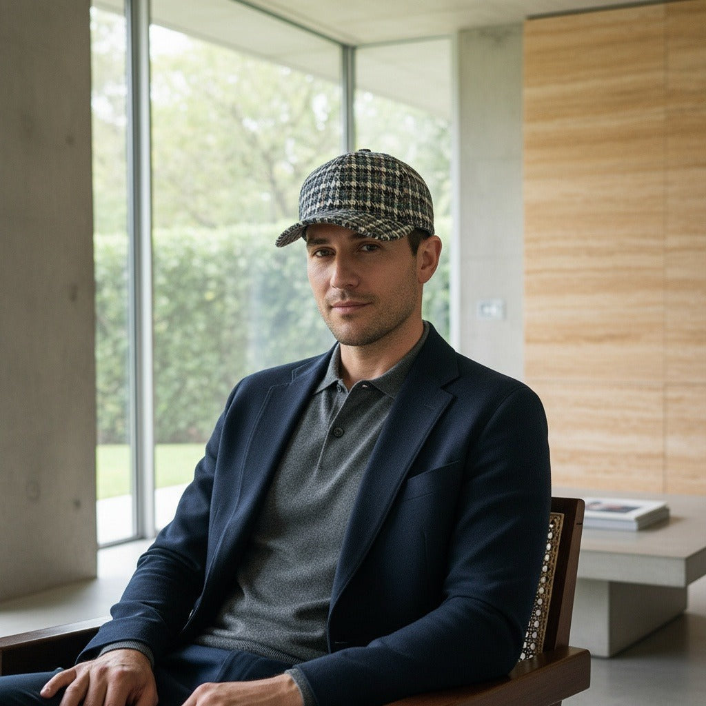 Houndstooth Cap