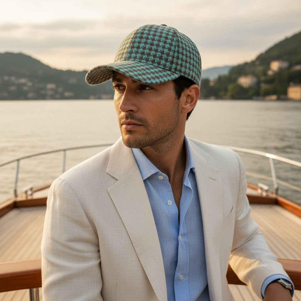 Houndstooth Cap
