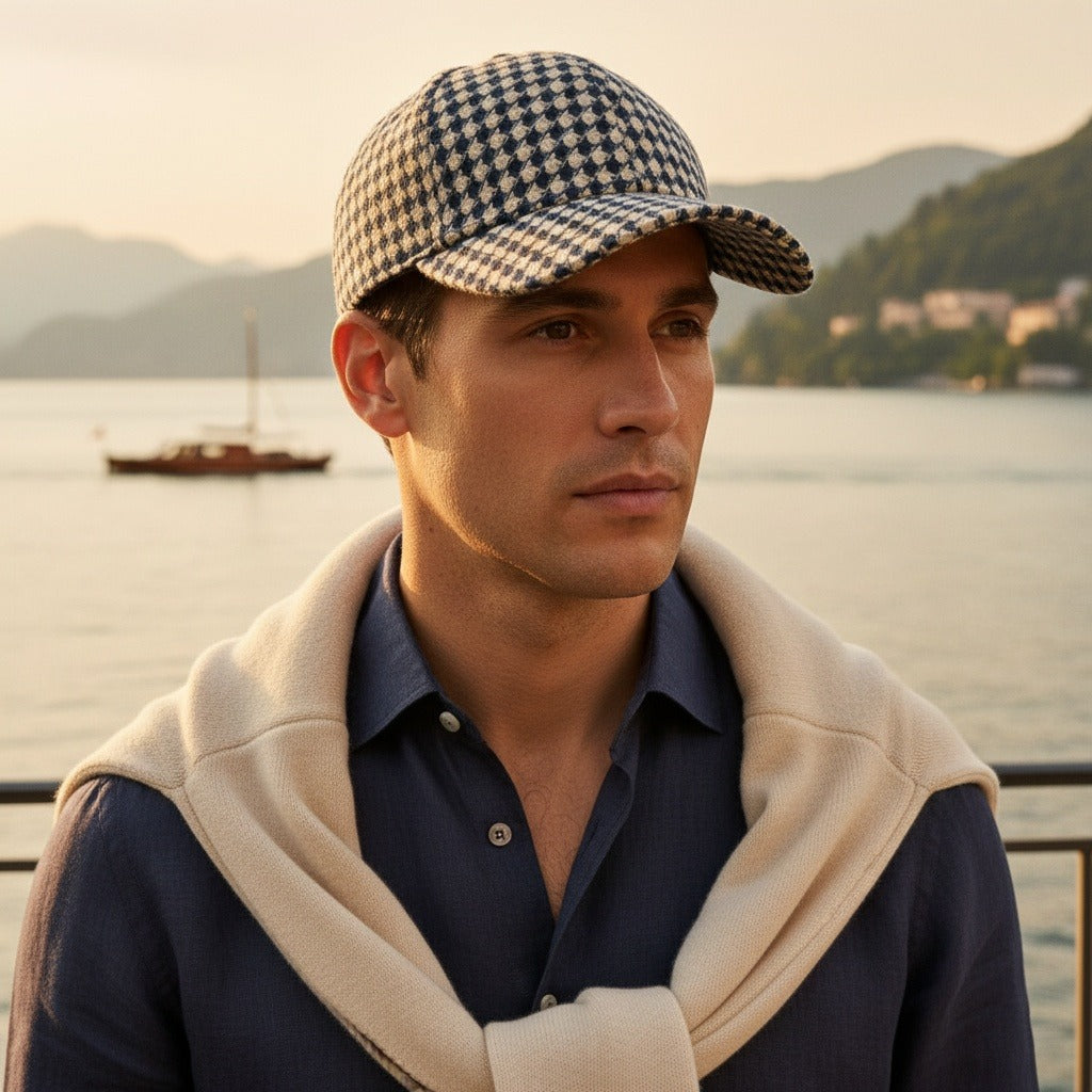 Houndstooth Cap