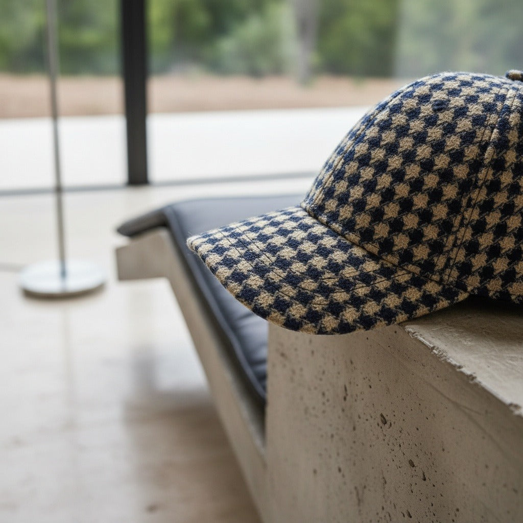 Houndstooth Cap