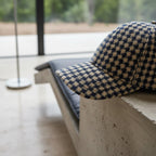 Houndstooth Cap