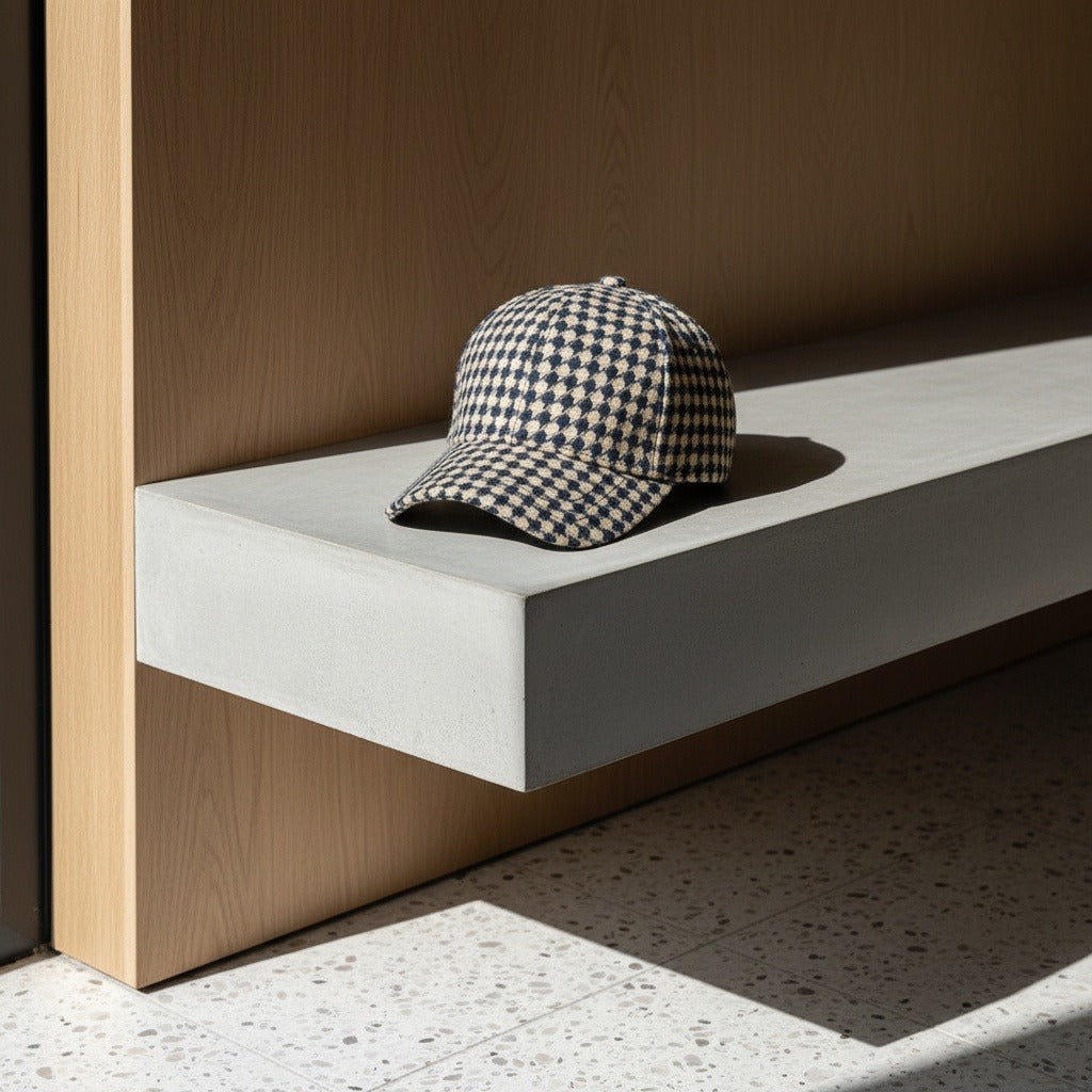 Houndstooth Cap