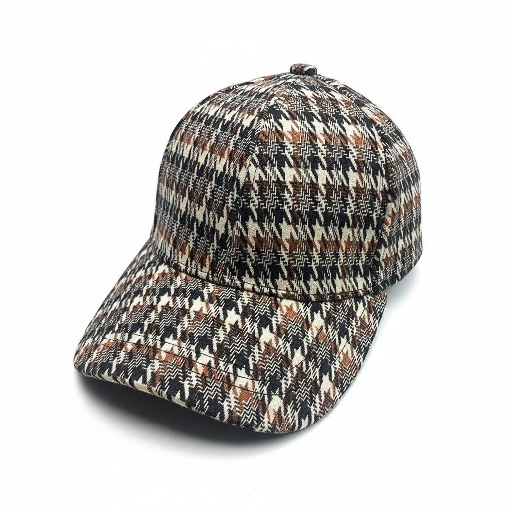 Houndstooth Cap