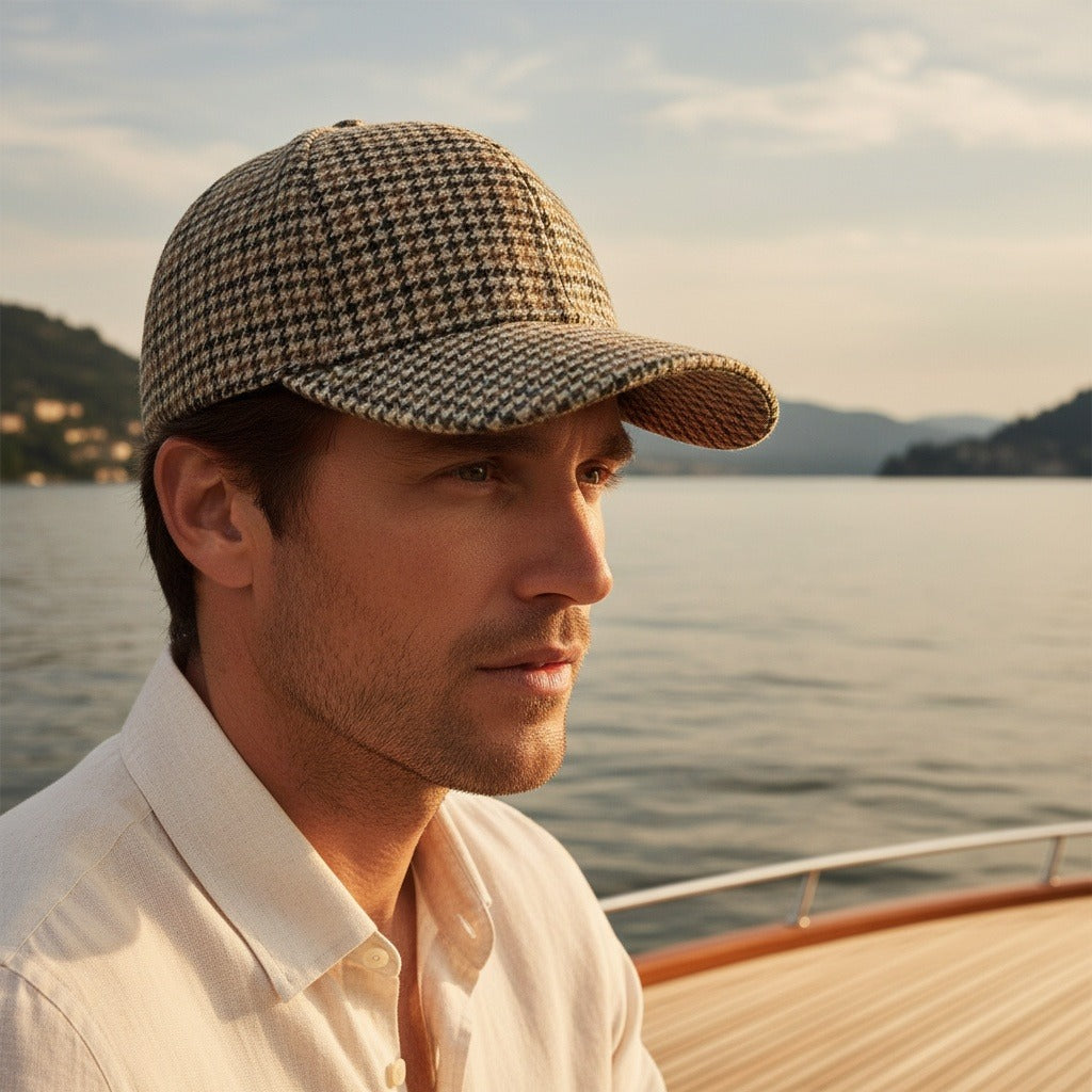 Houndstooth Cap