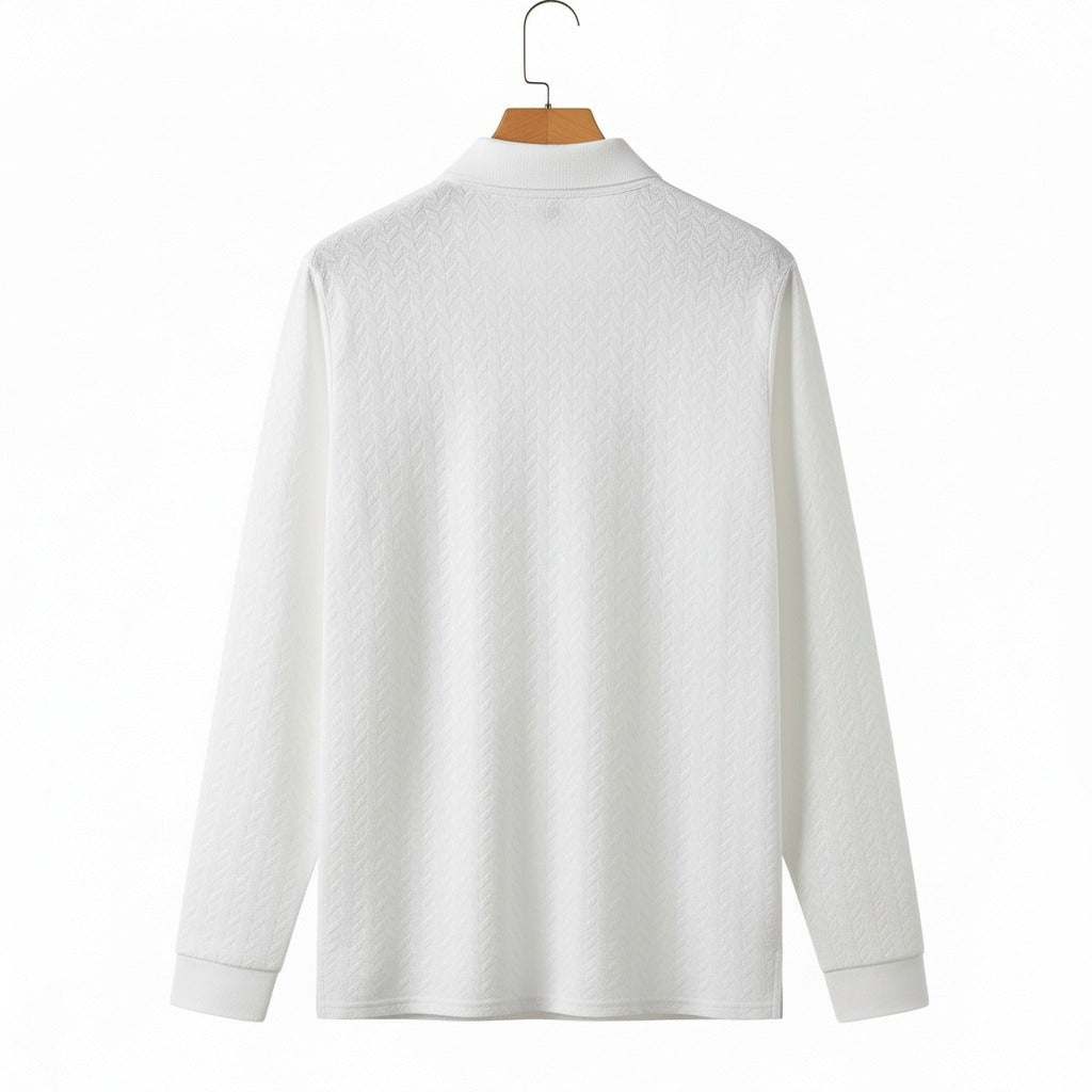 Long Sleeve Textured Shirt